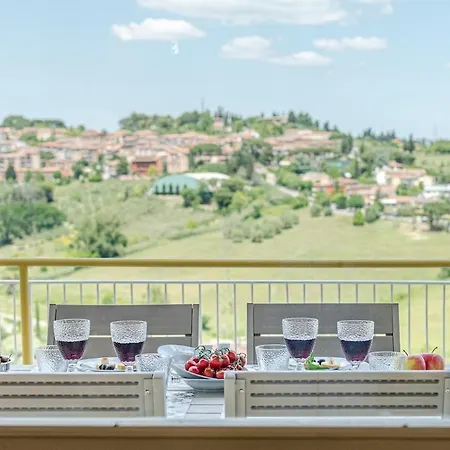Terrazza Panoramica A Pochi Passi Dal Centro - Affitti Brevi Сієна